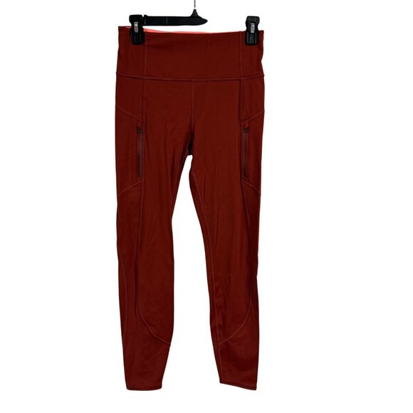 Athleta Rainier Tight Burnt Orange Size S - Picture 1 of 9